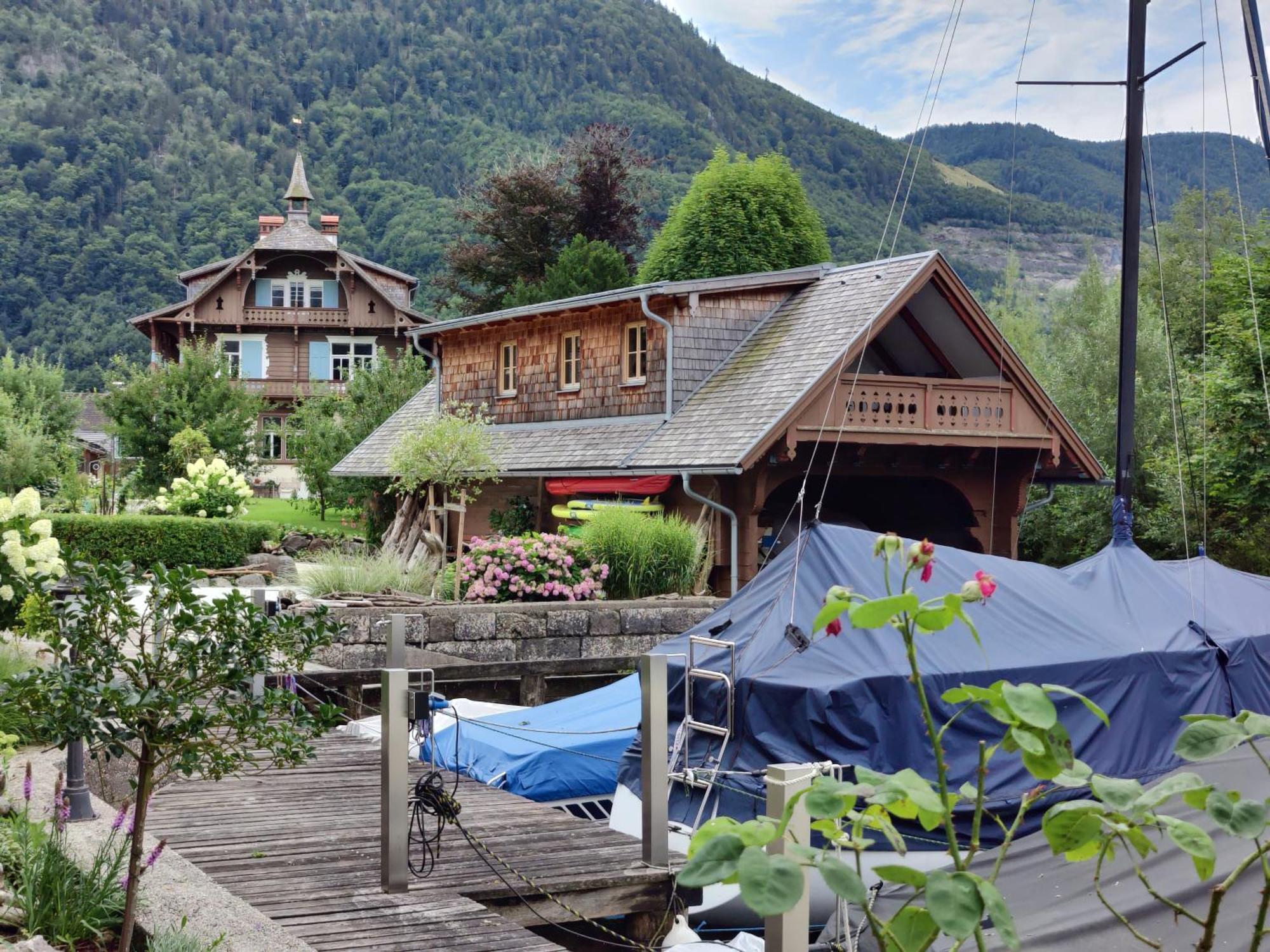 Wohnen Am See Villa Schroetter Direkt Am Traunsee Rindbach Exterior foto
